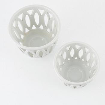 Gunnar Nylund, ytterfoder, 8 st, "Olympia", Rörstrand, 1940/50-tal.