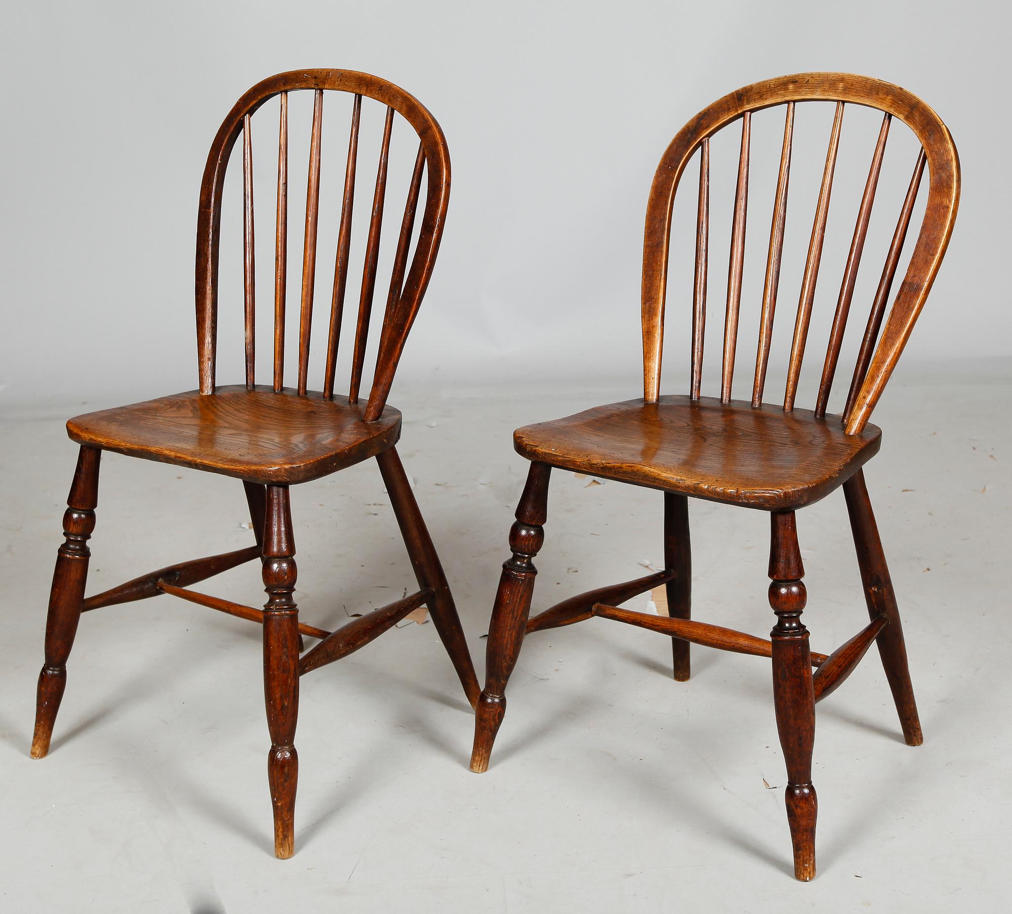 STOLAR, 1 par, Windsortyp, England, 1800-tal.
