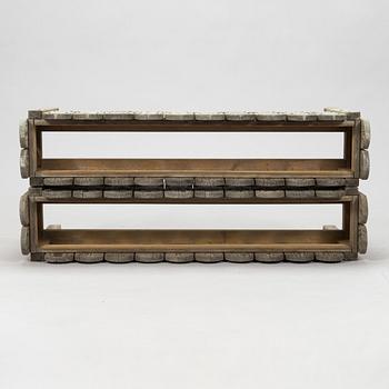 Blombänk, ett par, furu.