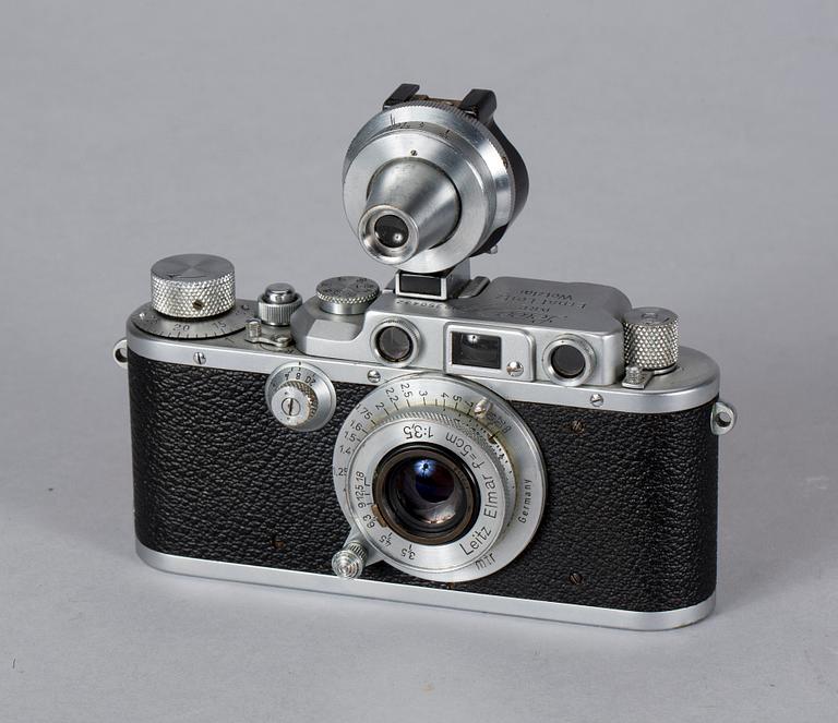 KAMERA, Leica IIIb, nr 350432, Wetzlar, Tyskland, 1940.
