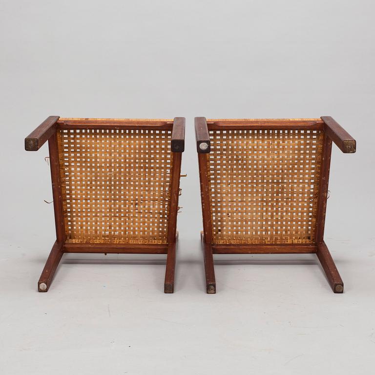 Aino Aalto, stolar, 4 st, modell 615 för Artek 1900-talets mitt.