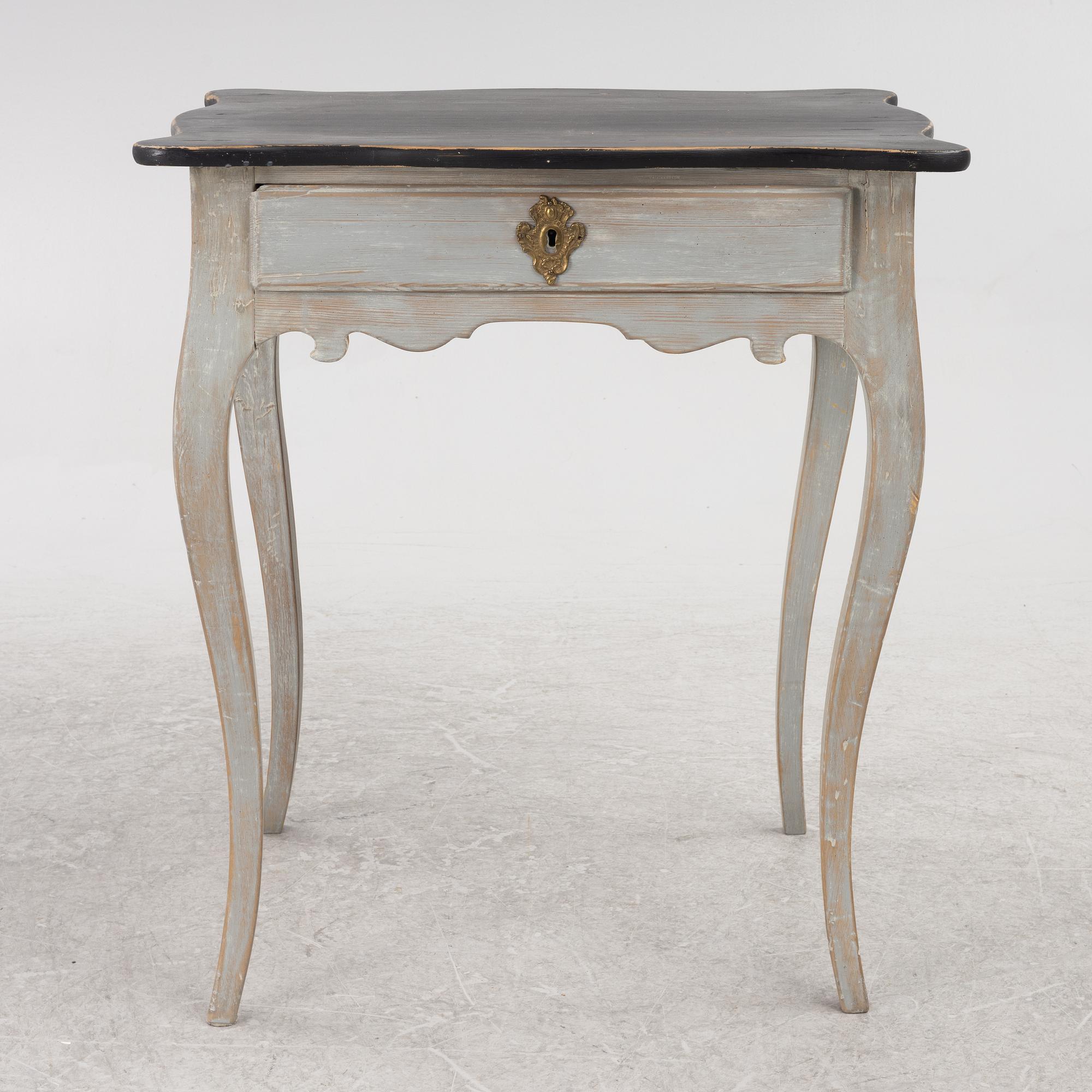 Bord, 1700-talets andra hälft. Rokoko.