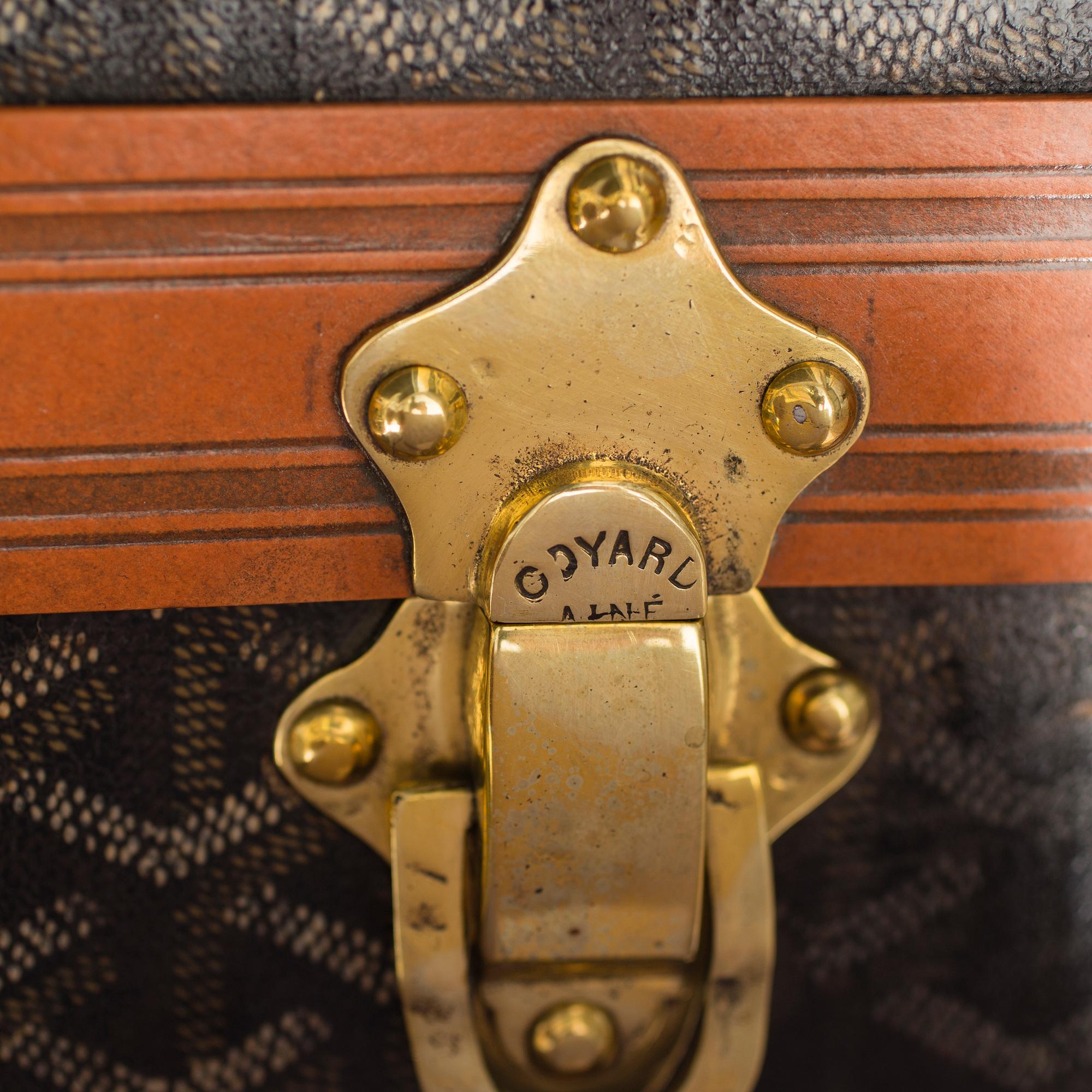 A Goyard suitcase, 1920's.