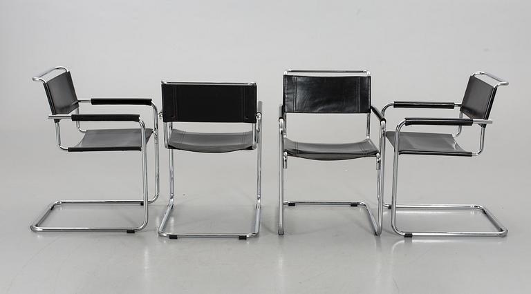 A SET OF 4 LINEA VEAM ARMCHAIRS, Italy.