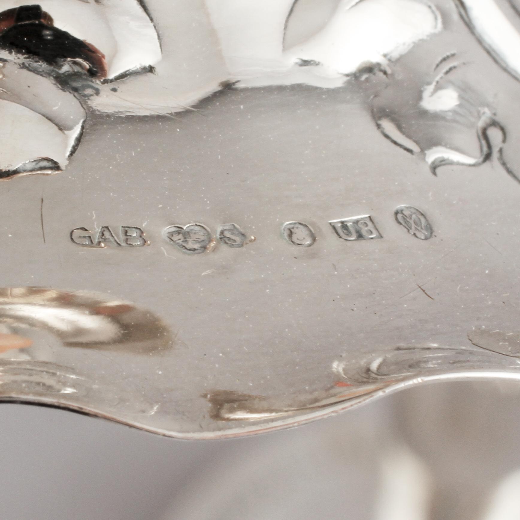LJUSSTAKAR, 2 par, silver, 1946 respektive 1964.