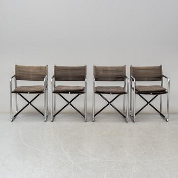 a set of 4 'X75-2' chairs by BÖRJE LINDAU & BO LINDEKRANTZ.