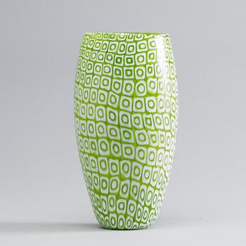 A Murrine glass vase by Vittorio Ferro for Fratelli Pagnin 1990-2000.