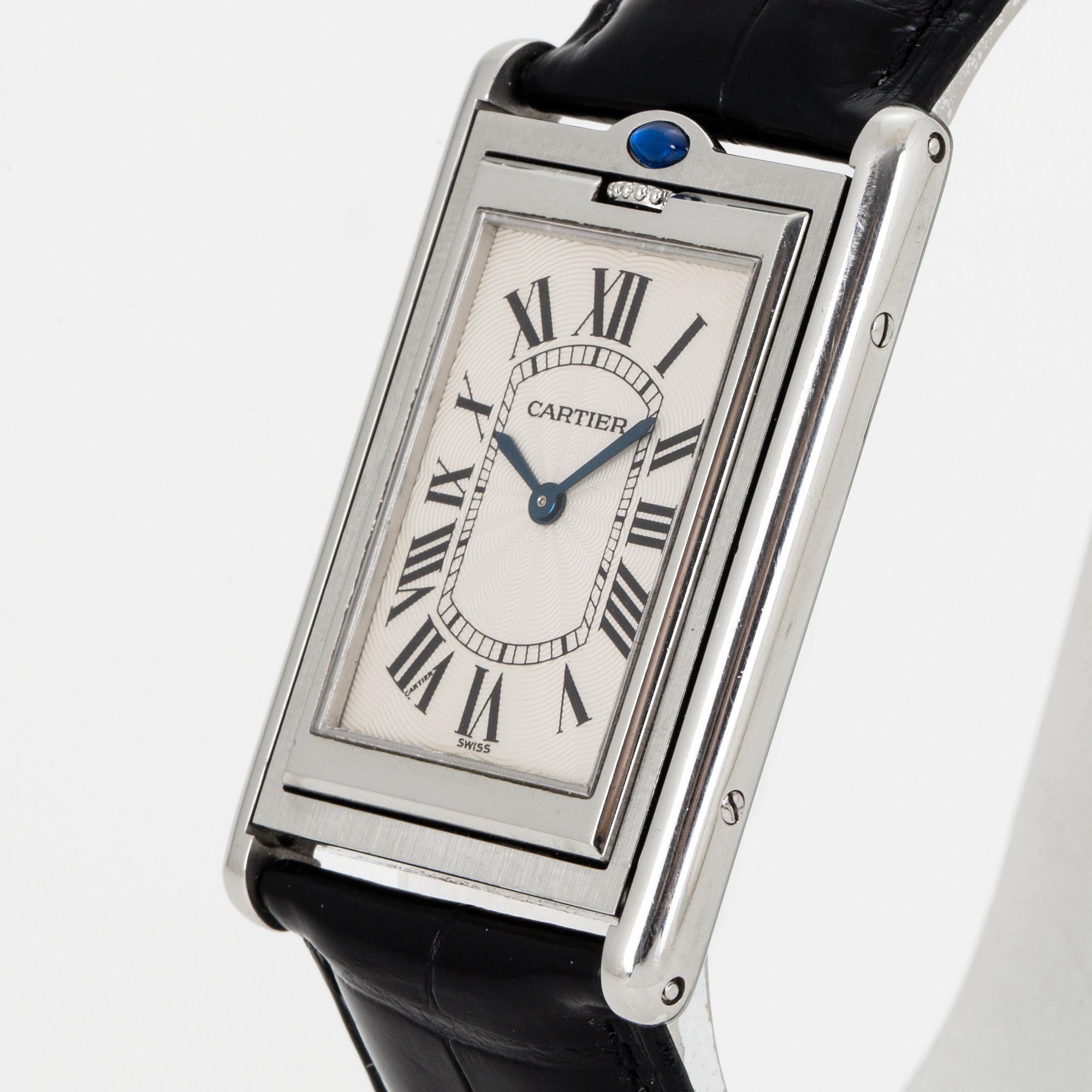 CARTIER, Tank Basculante, armbandsur, 25,4 x 31,2 mm.
