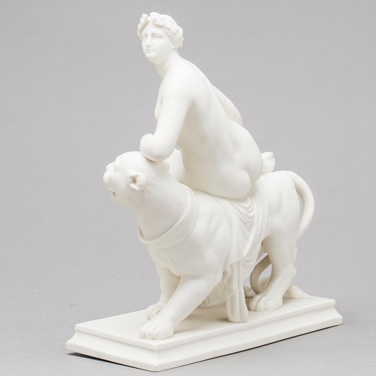 A PARIAN FIGURIN "ARIADNE" AFTER J H DANECKER GUSTAVSBERG 1926. SWEDEN.