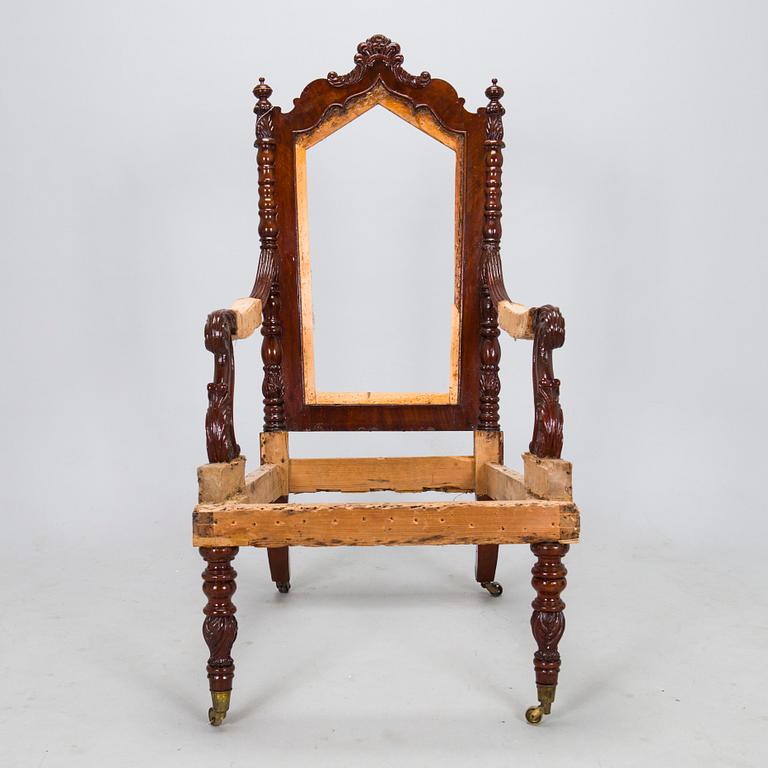 Armchair,  second half of the 19th century.