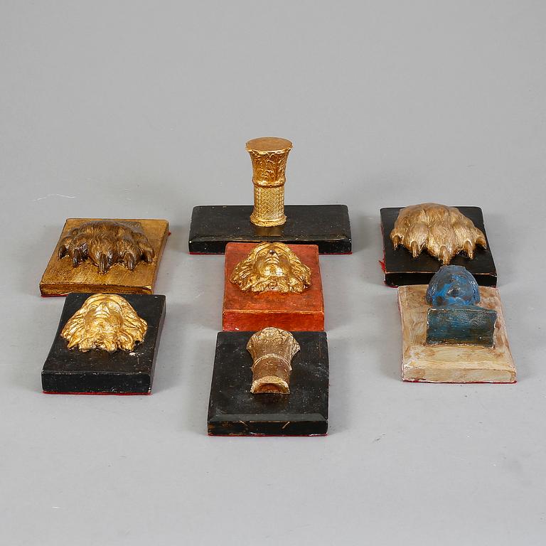 BREVPRESSAR, 7 st, 1900-tal.