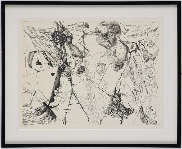 Ernst Iosipovitch Neizvestny, Utan titel ur: "Hommage aux Prix Nobel" (Nobelprismappen).