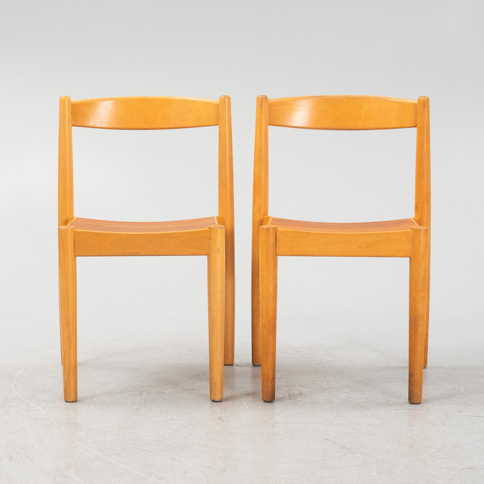 A set of ten 'Stapelstol USA-1' chairs, Bjärnums Möbelfabriker AB, 1960's/70's.