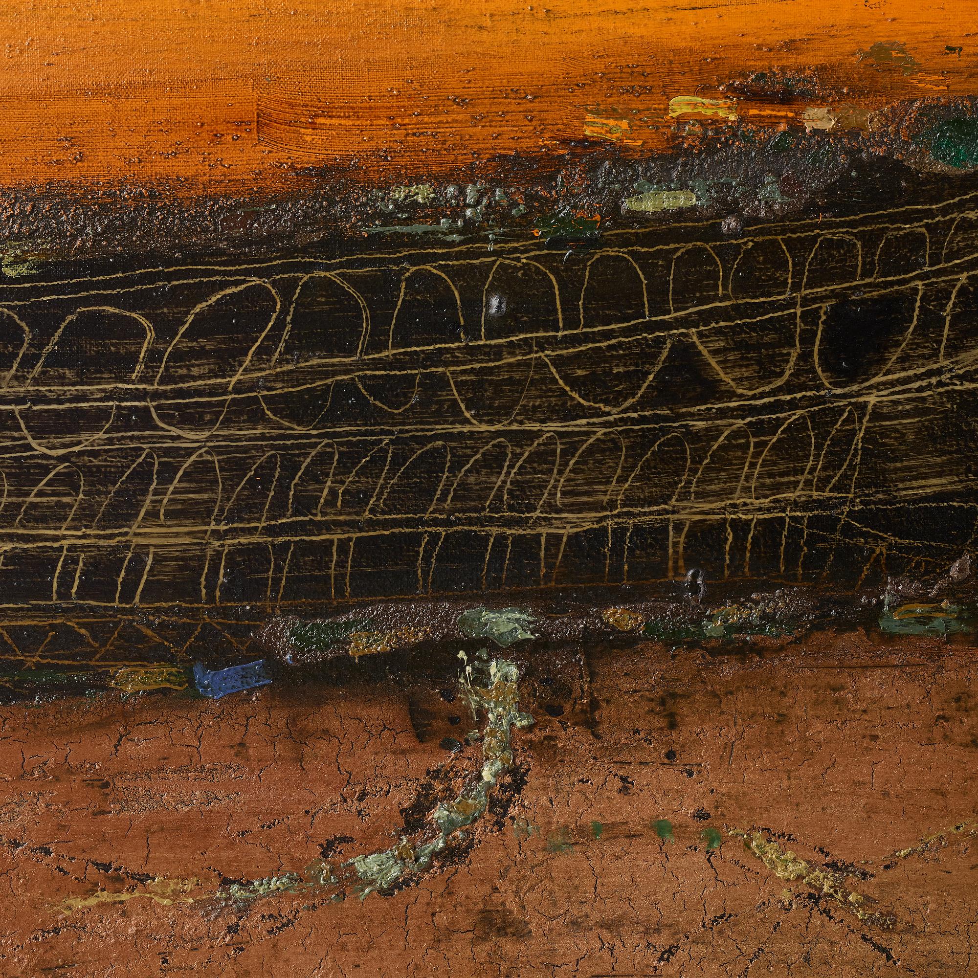 James Coignard, olja på duk, signerad.