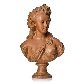 770. Jean-Jacques Caffieri After, Bust depicting Madame du Barry.