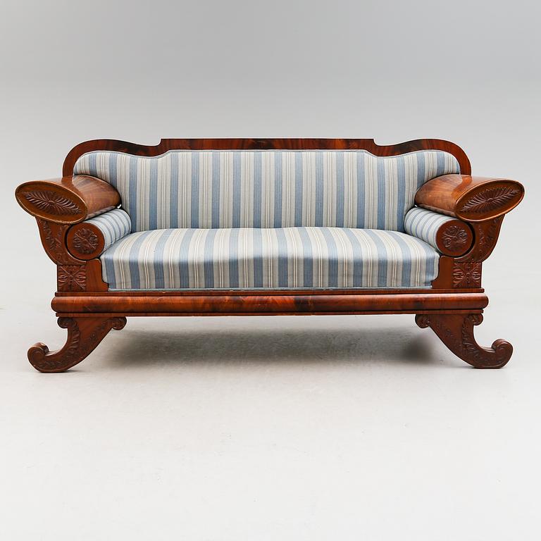 SOFFA, senempire, 1800-talets mitt.