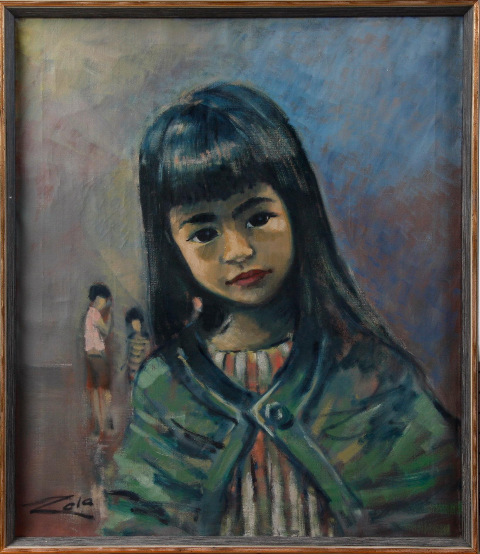 OKÄND KONSTNÄR, olja på duk, sign Zola.