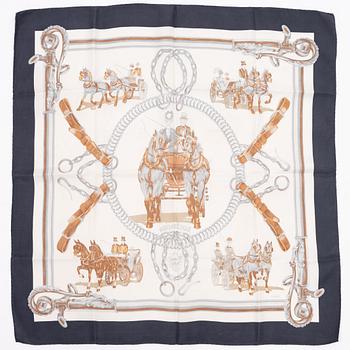 Hermès, scarf, "Equipages".