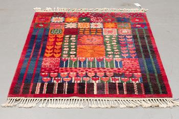 Marianne Richter, matta, "Blommig rya", rya, ca 176,5 x 130 cm, signerad AB MMF MR.