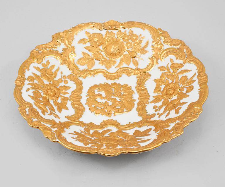 SKÅLFAT, porslin, Meissen, 1900-tal.