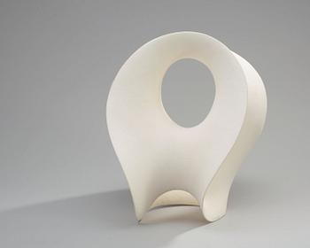An Eva Hild stoneware sculpture, 'Interruption', 2002.