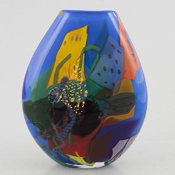 Jan-Erik Ritzman, a glass vase, Transjö 1995.