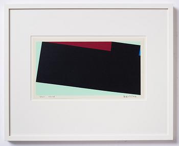 Olle Baertling, silkscreen in colours, 1951-68, signed 37300.