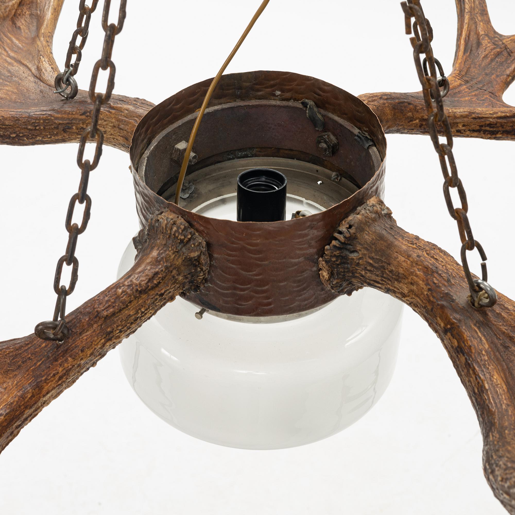 A ceiling light, first half of the 20th Century.