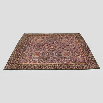 Antikt Rasht-broderi, norra Persien (Iran), omkring år 1900, Ca 145 x 145 cm.
