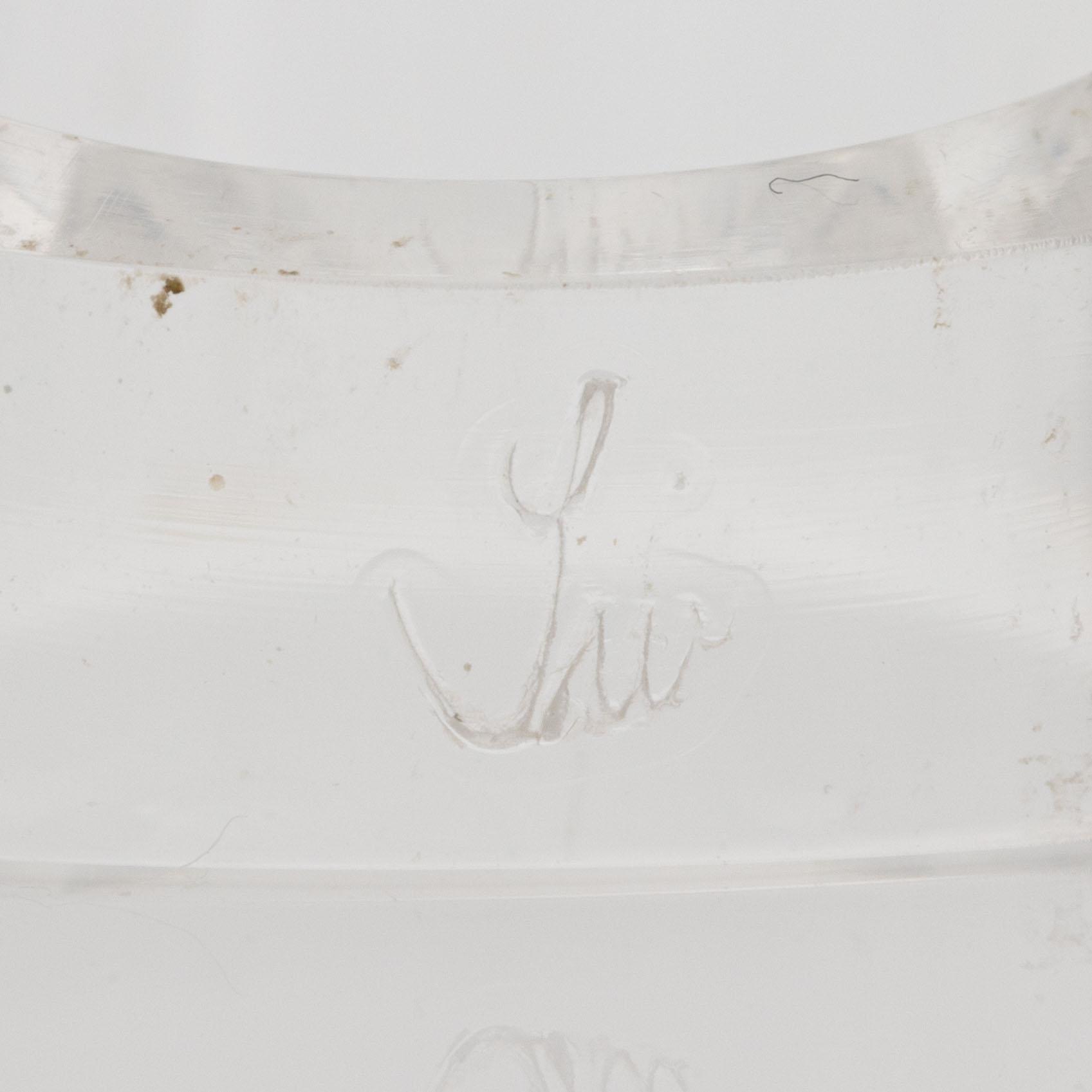 Siv Lagerström, three rings, acrylic plastic. 1970s.