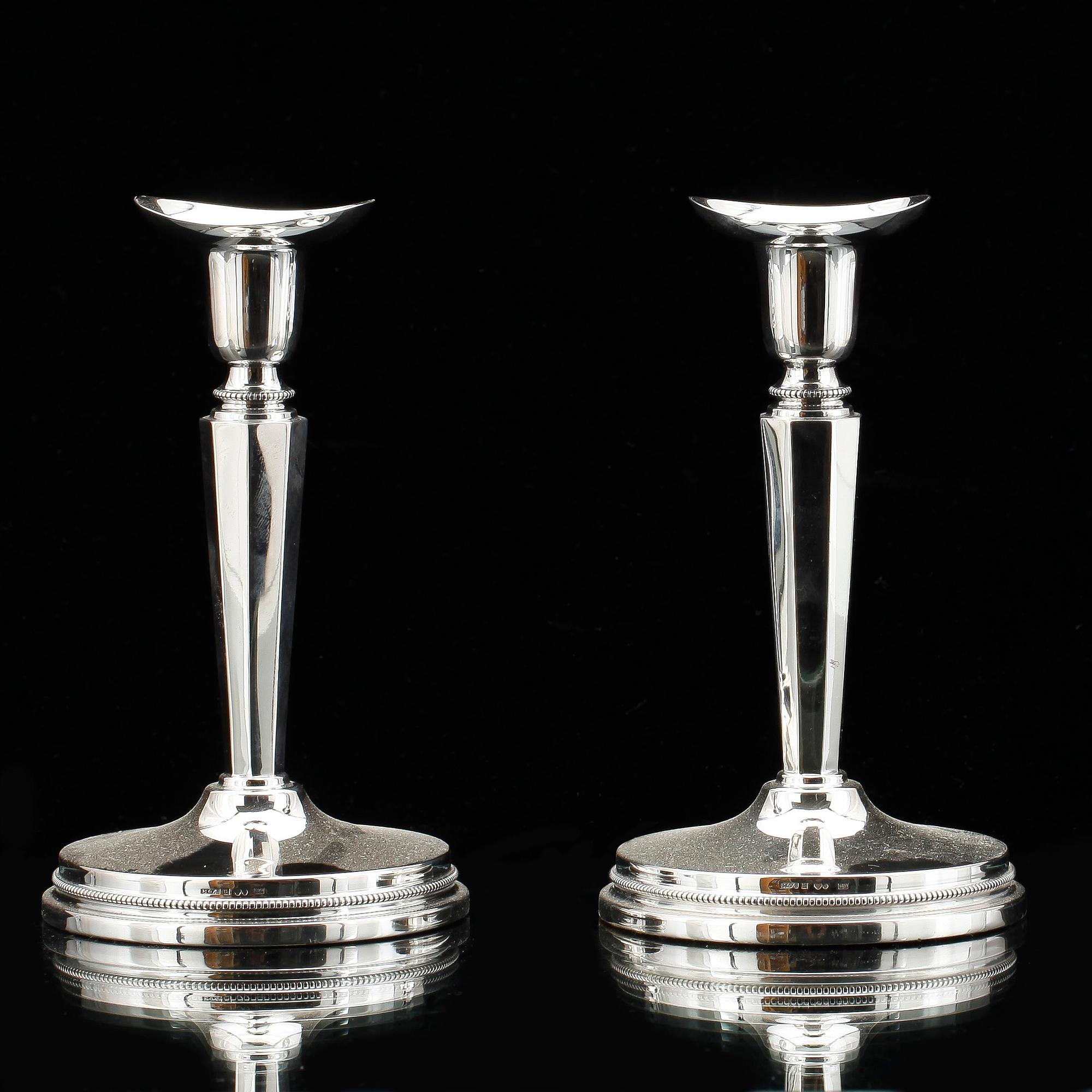 LJUSSTAKAR, silver, MGAB, Uppsala, 1957.