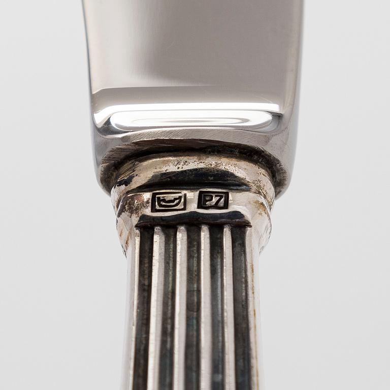 Tillander, bestick, 12 dlr, silver, "Tähkä", Helsingfors 1968.