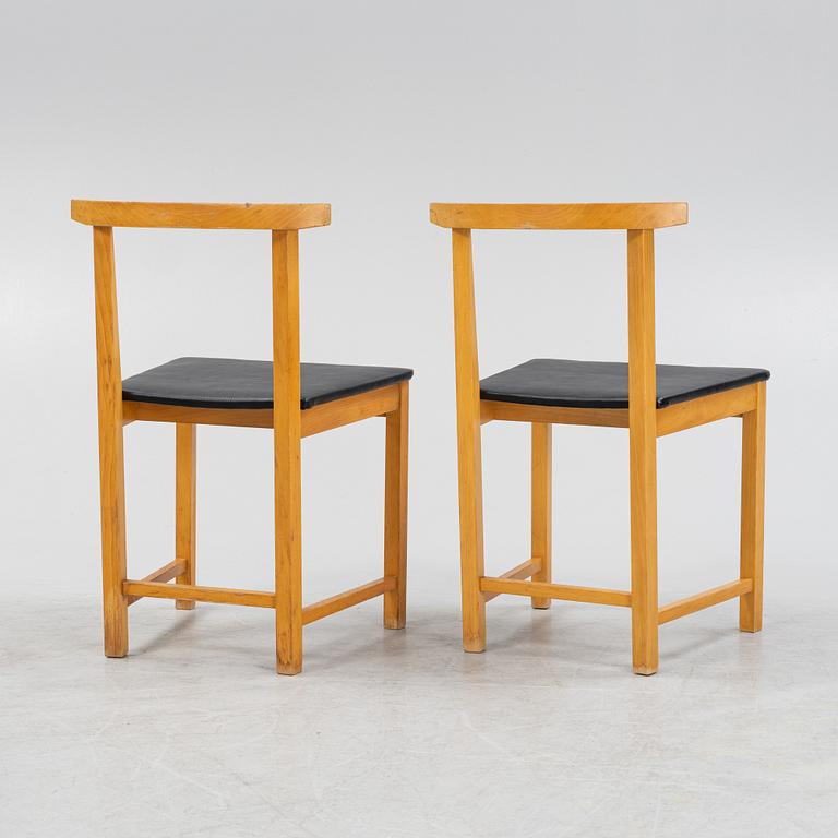 Hans Kempe & Lars Erik Ljunglöf, five versions of model 'HI-28' chairs, Hi Gruppen, second half of the 20th century.