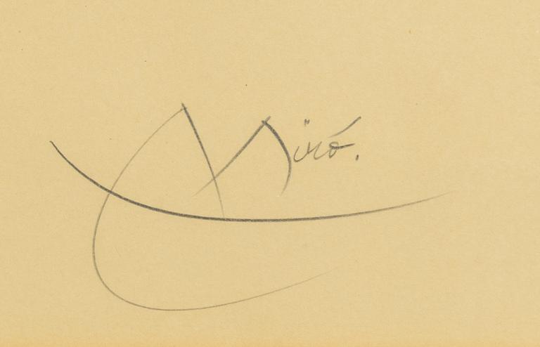 Joan Miró, "Ma de proverbis".