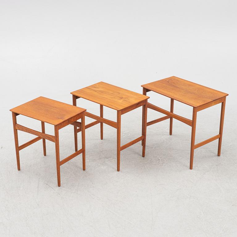 Hans J. Wegner, satsbord, 3 delar, Andreas Tuck, Danmark.