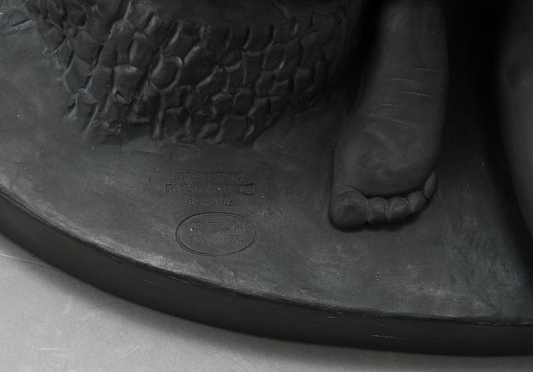 STEPHAN SINDING, efter, skulptur, basalt, 1900-tal.