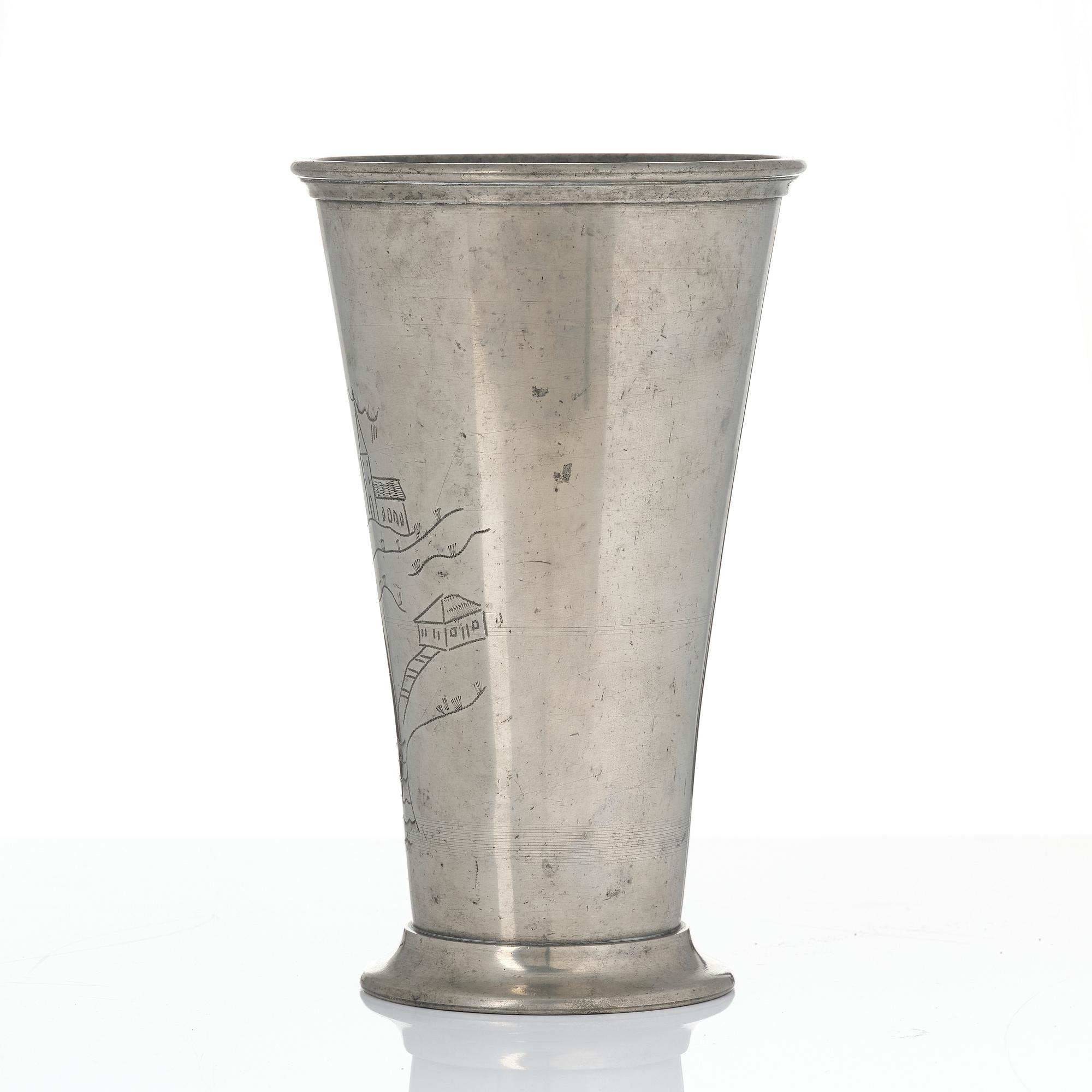 Nils Fougstedt, a set of two vases, Firma Svenskt Tenn, Stockholm, 1927-28.