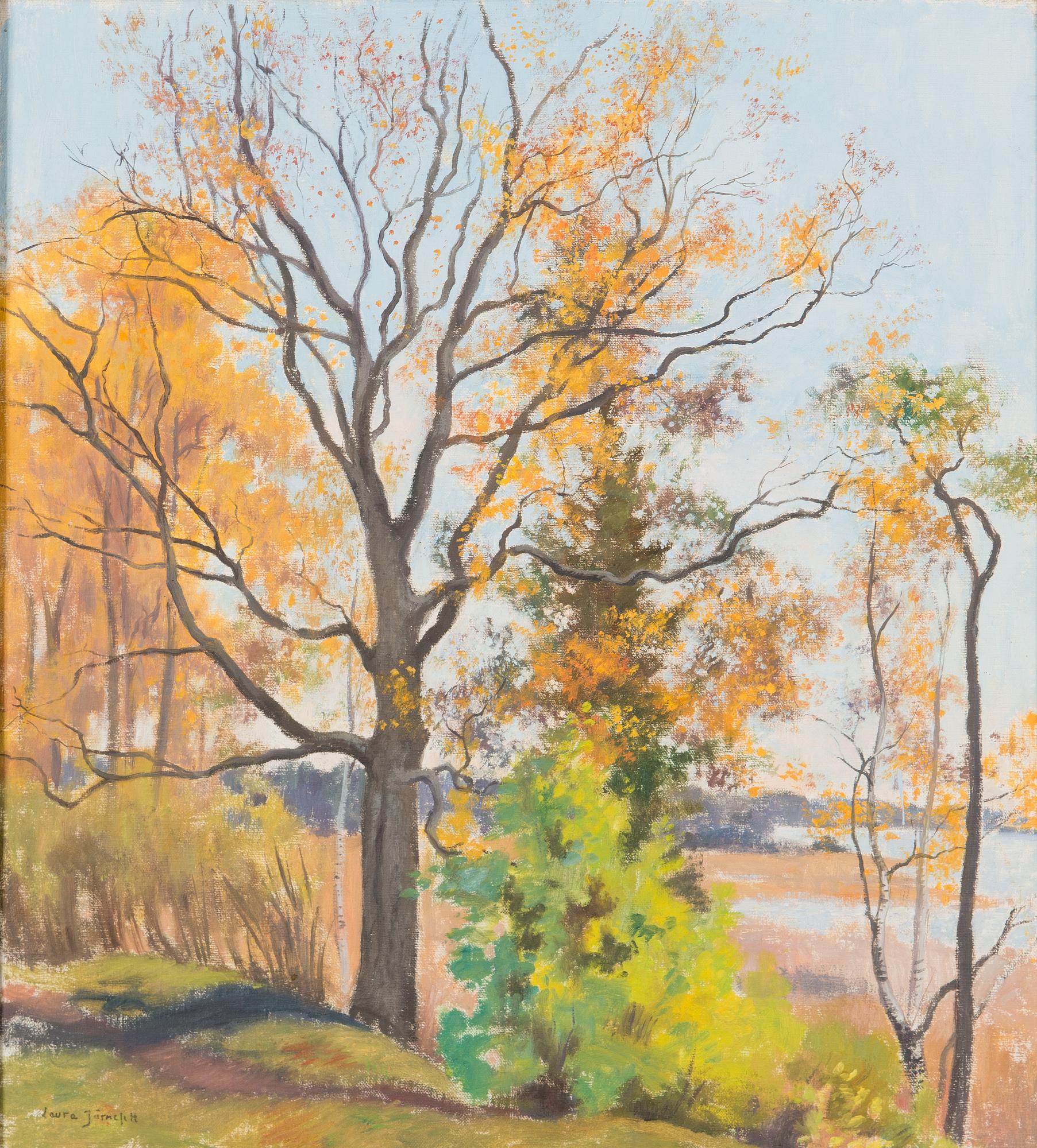 Laura Järnefelt, olja på duk, signerad.