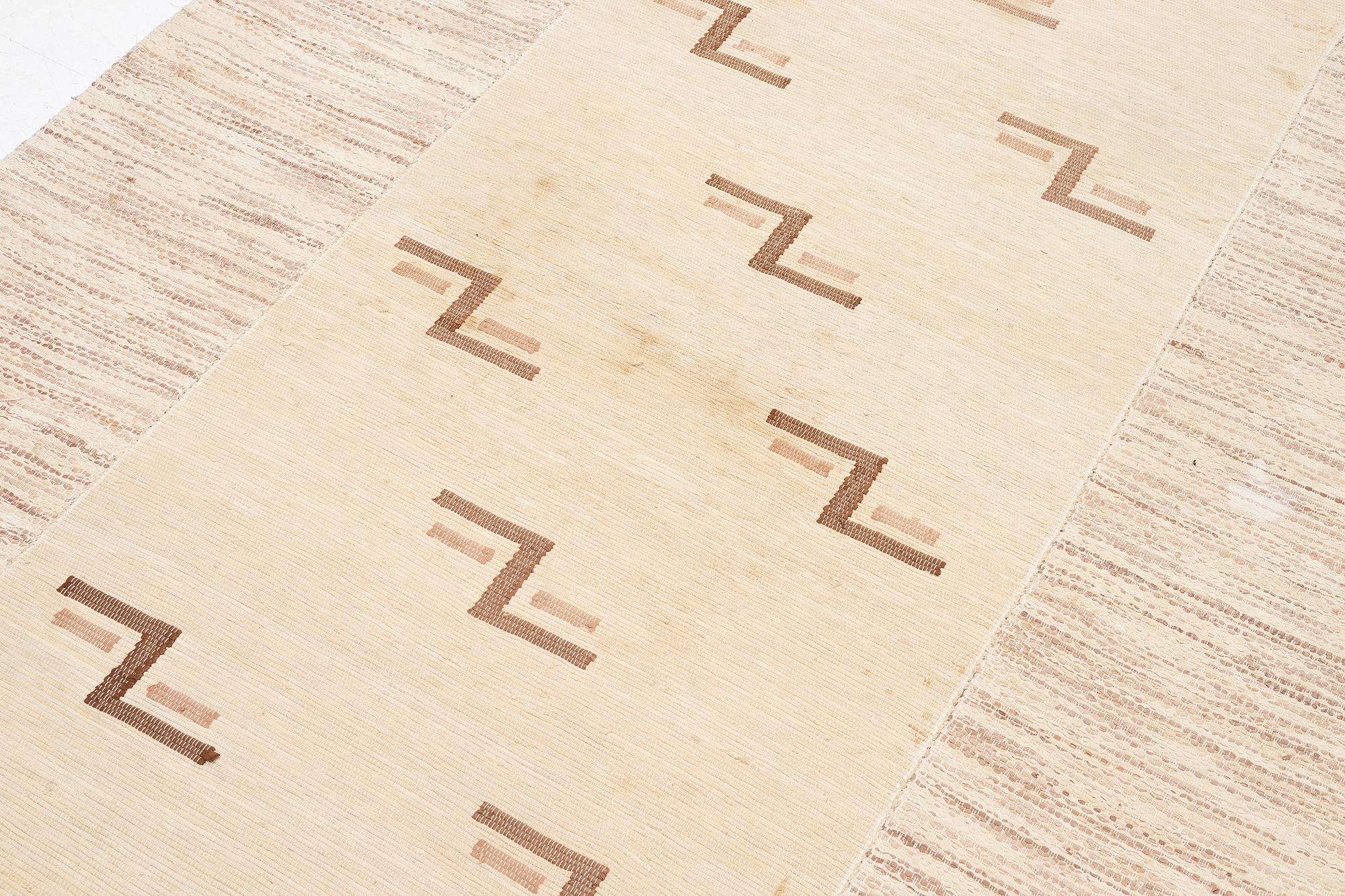 A 1920''s Swedish rag rug, c. 445 x 198 cm.