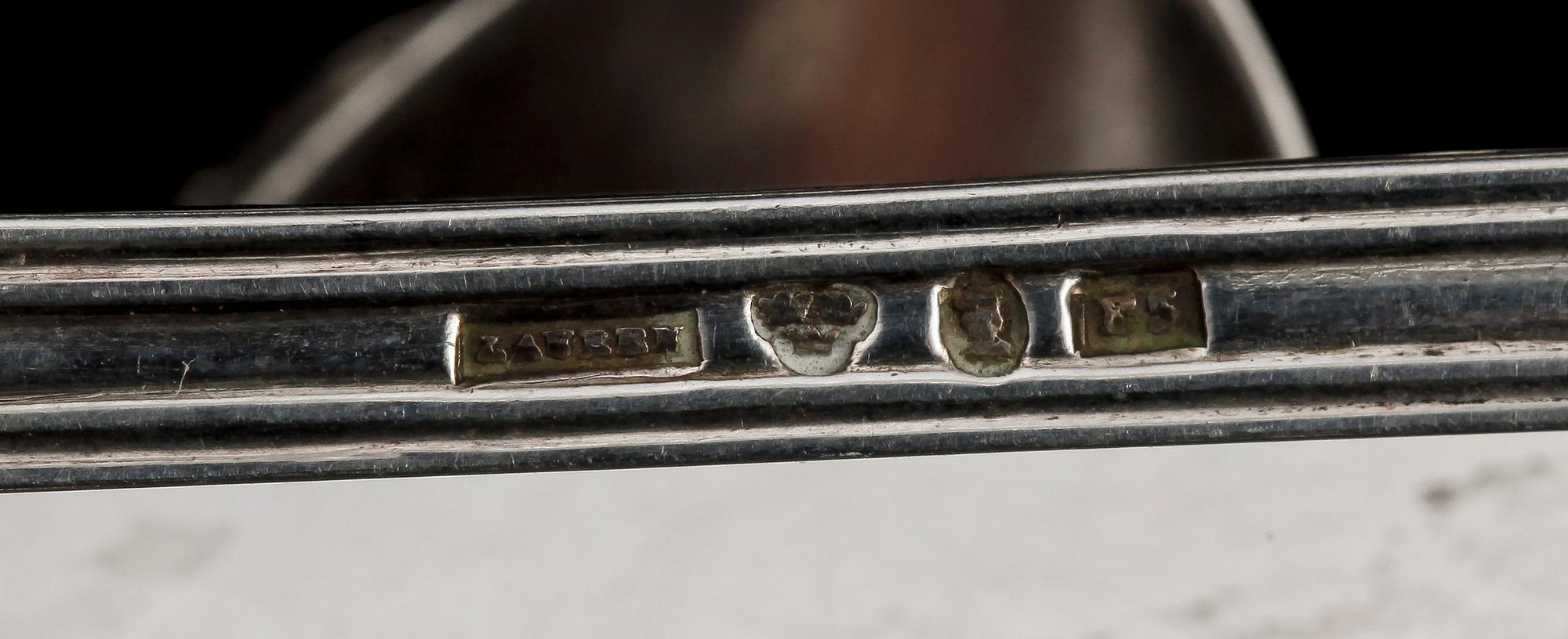 PARTI SILVER, mest Sverige och Danmark, 1800-1900-tal. Totalvikt ca 2800 gram.