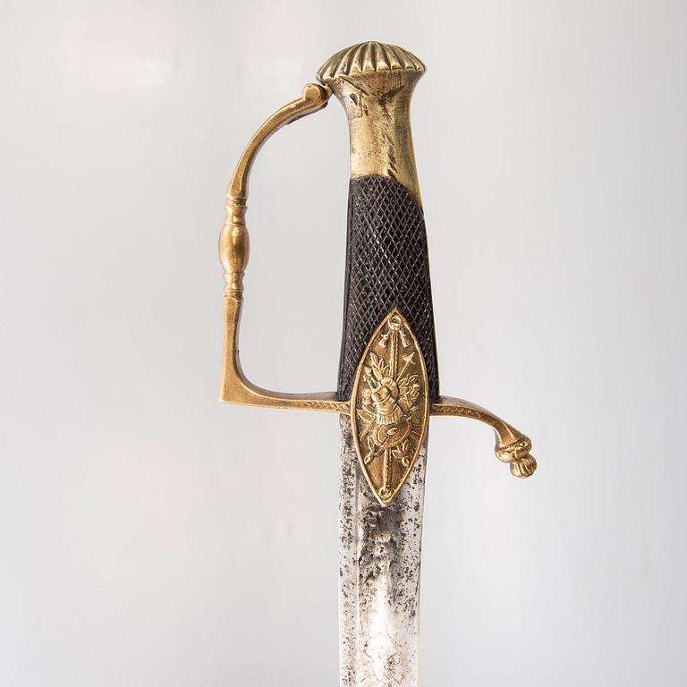 A French Husar officer sword around 1800-1810.