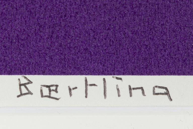 Olle Baertling, färgserigrafi, signerad och daterad 1964-68, samt numrerad 24/300.