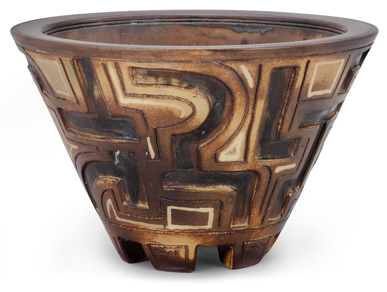 WILHELM KÅGE Vas, Gustavsberg studio 1950.