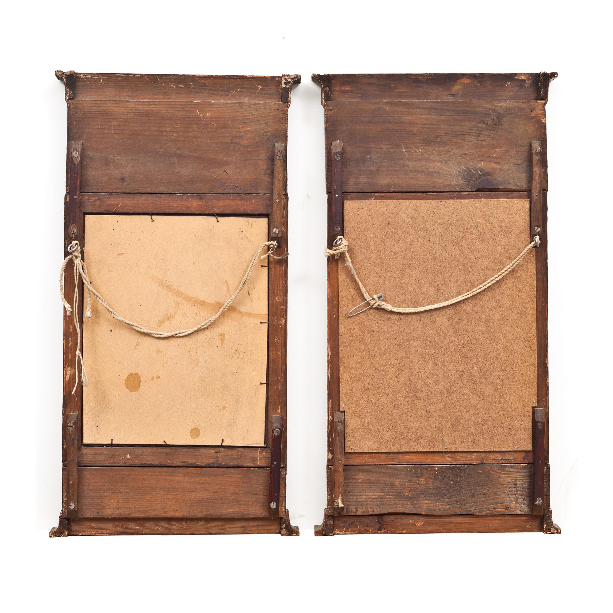 SPEGLAR, ett par, empirestil, 1800-tal.