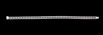 ARMBAND, 18 k vitguld, briljantslipade diamanter tot 2.16 ct, safirer tot 5.35 ct.