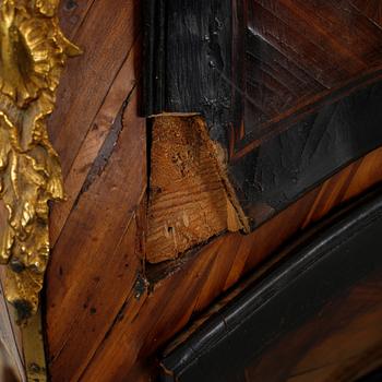 A rococo style dresser, 18th Century.