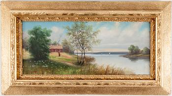 UNKNOWN ARTIST 1900-TAL , signed CW and dated 1903.