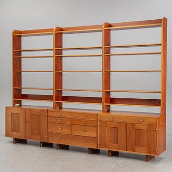 JOSEF FRANK, three model 2112 mahogany shelves, Svenskt Tenn, Sweden.