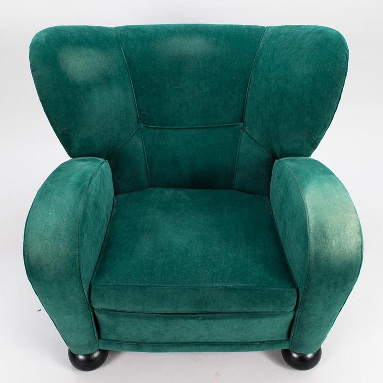 MÄRTA BLOMSTEDT, nojatuoli, Aulanko-malli. Suunniteltu 1939.