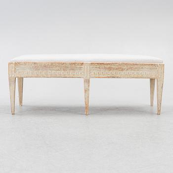 Bench, Gustavian, early 19th century.